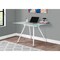 Monarch Specialties Computer Desk, Home Office, Laptop, 48"L, Work, Metal, Tempered Glass, White, Contemporary, Modern I 1032 - alternate 3